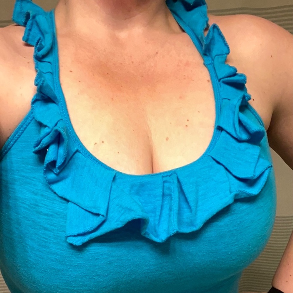 Poof Medium Teal Tank